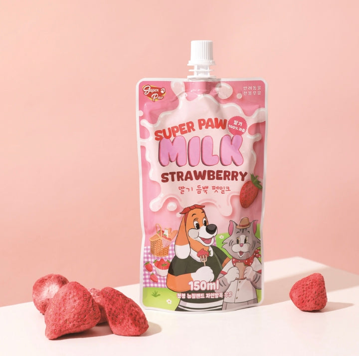 Super Paw Milk Strawberry for Dog and Cat 150ml