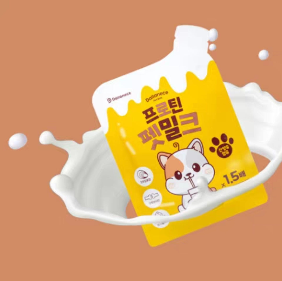 Dallanece Pet Milk for Dog and Cat 50ml韩国小包高蛋白宠物奶