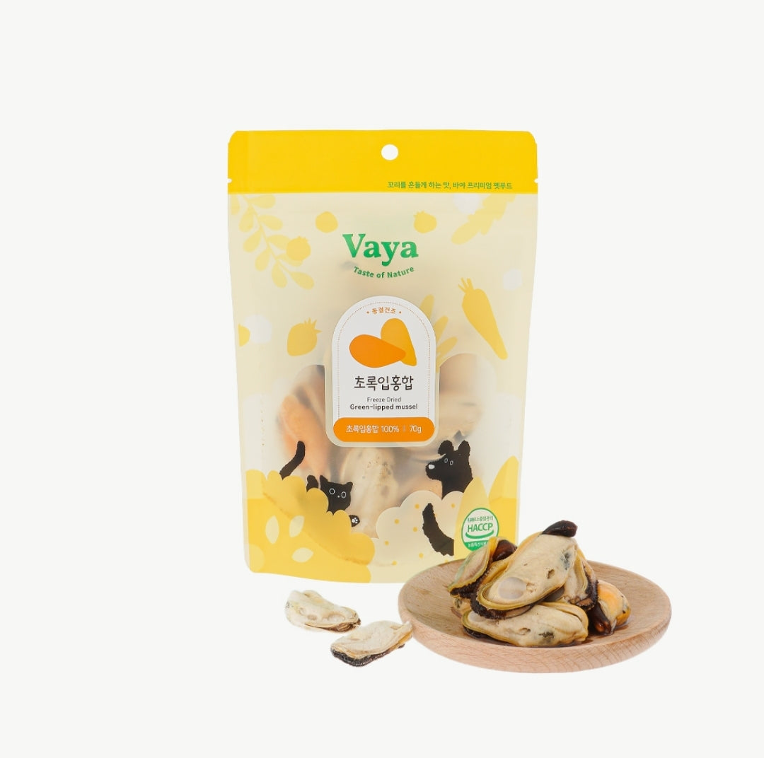 Vaya Freeze-Dried Snack Green Lipped Mussel Treat 70g