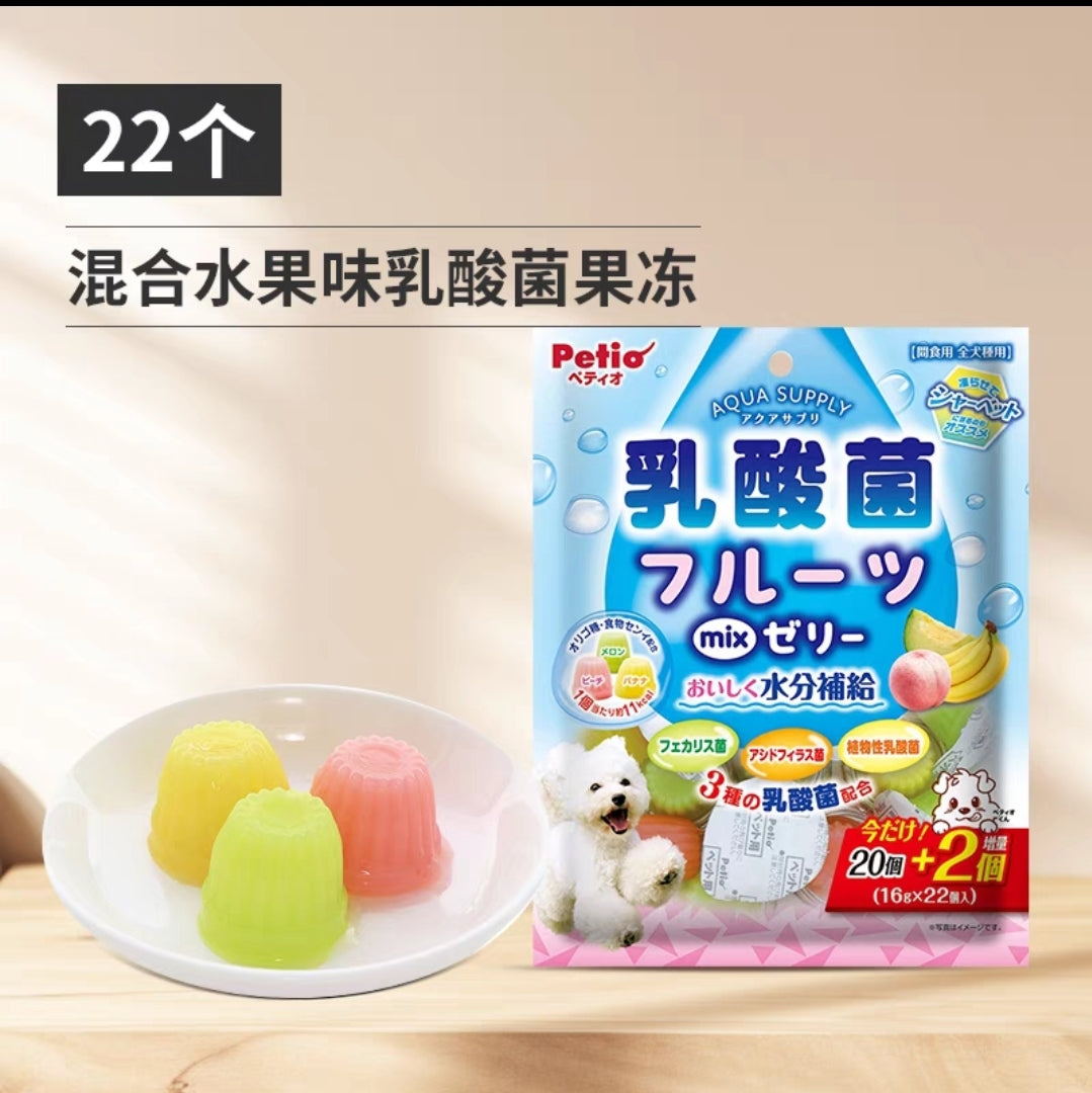 Petio Fruit Probiotic Jelly 22PCS 水果益生菌果冻