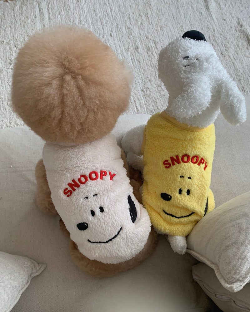 Snoopy Fluffy Vest