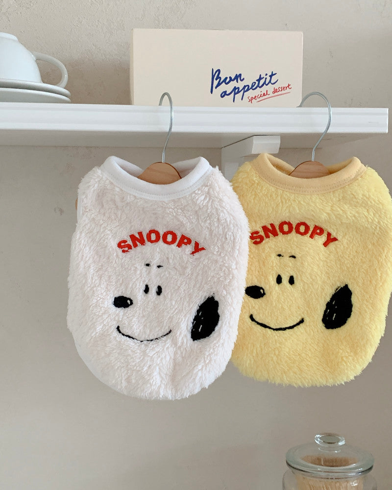 Snoopy Fluffy Vest