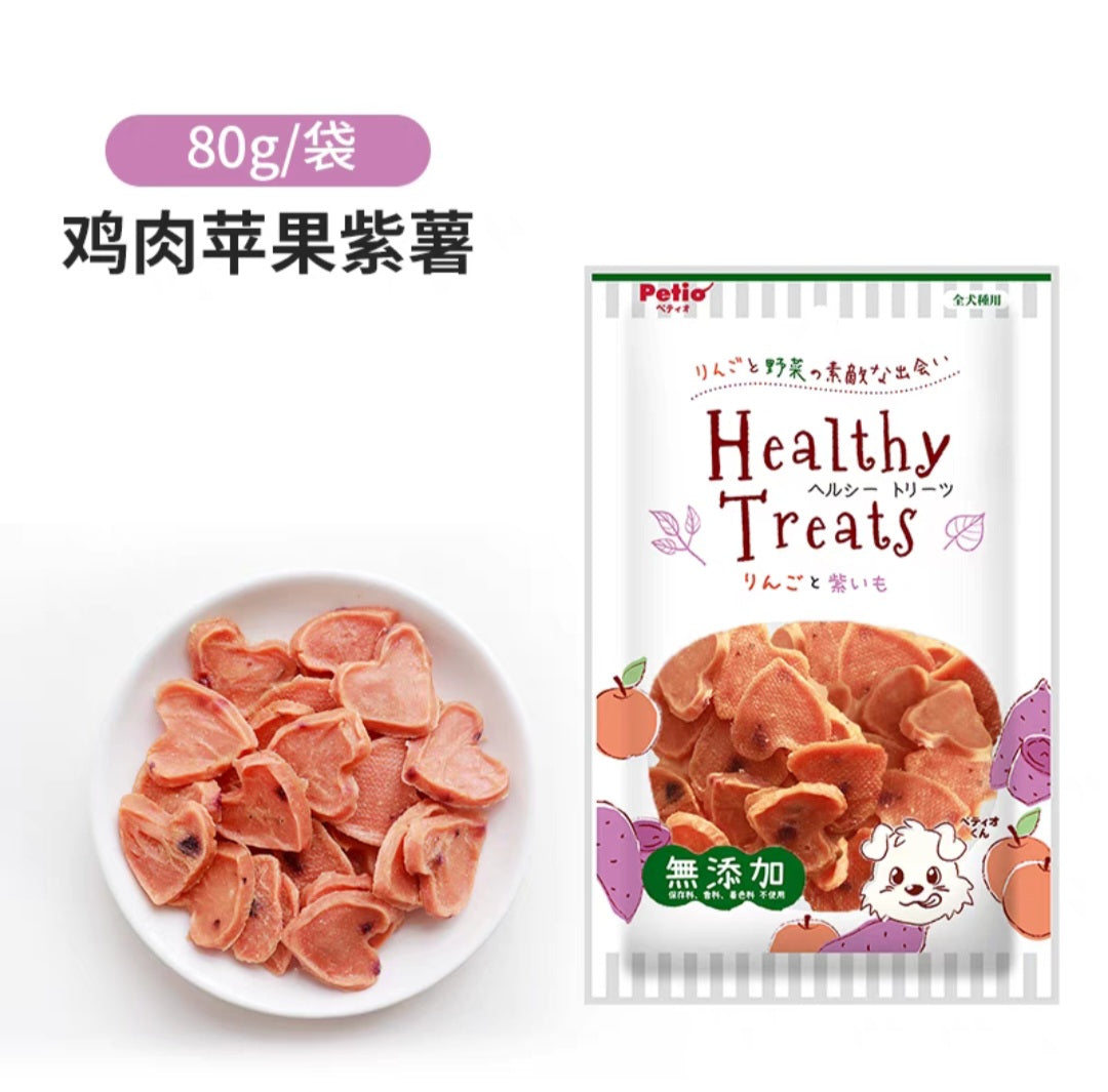 Petio Chicken with Apple and Purple Sweet Potato 80g 无添加鸡肉苹果紫薯